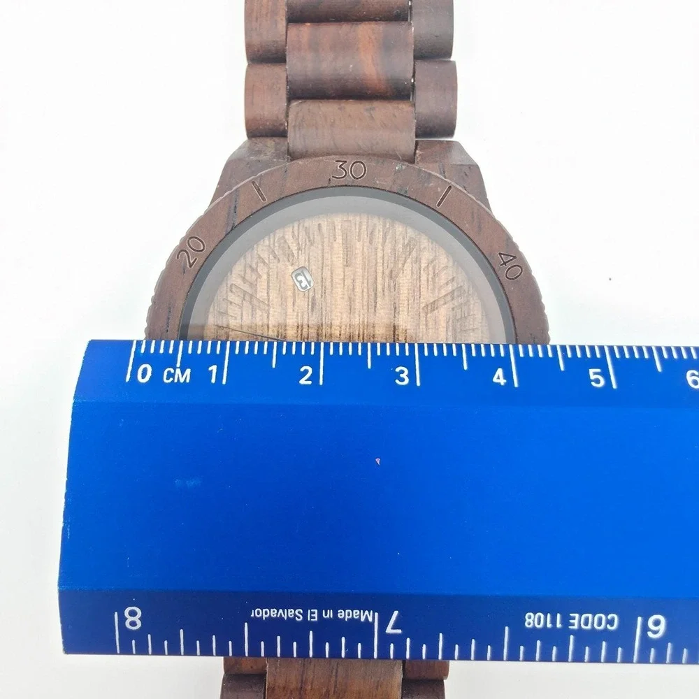 WEWOOD Arrow Nut Men's Watch 100% Natural Walnut Wood Stainless Steel Clasp 7